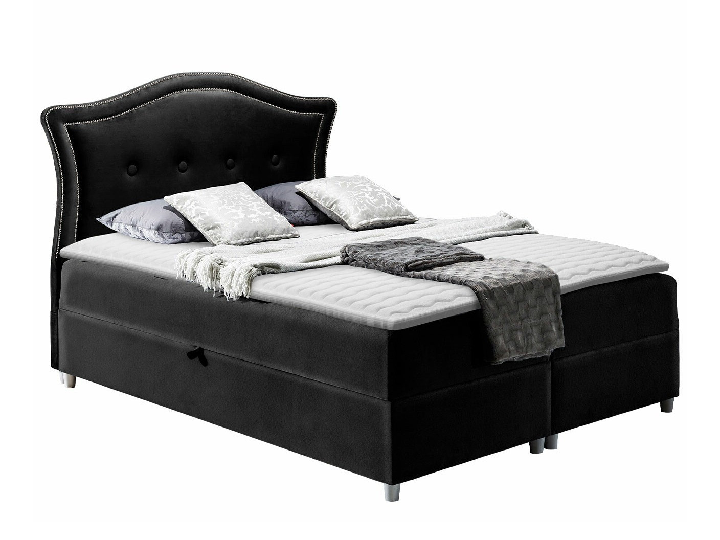 Boxspring postelja Oleum (Magic Velvet 2219)