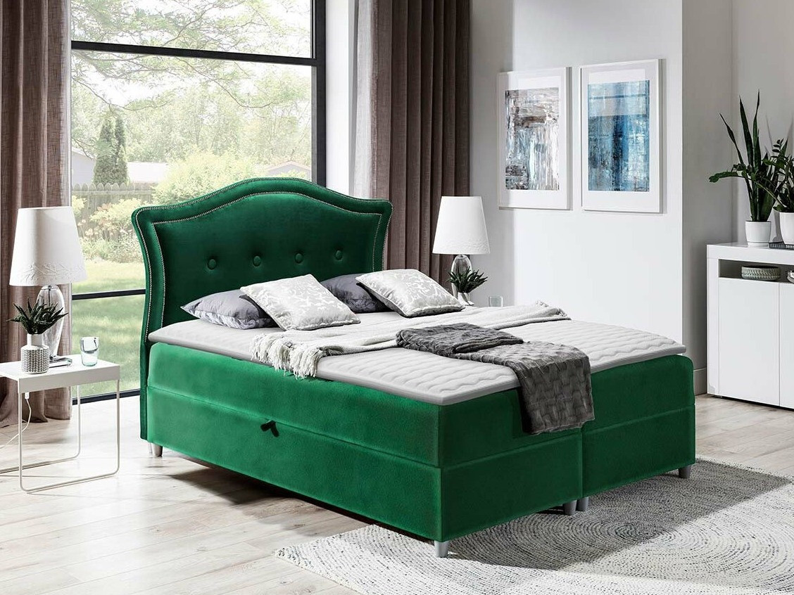 Boxspring postelja Oleum (Magic Velvet 2225)