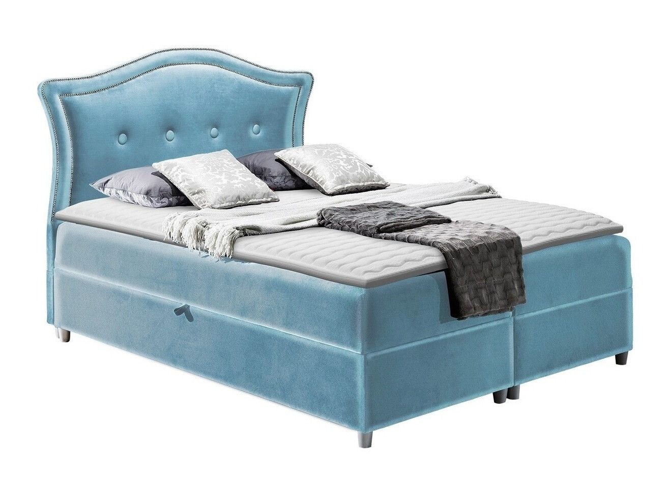 Boxspring postelja Oleum (Magic Velvet 2260)