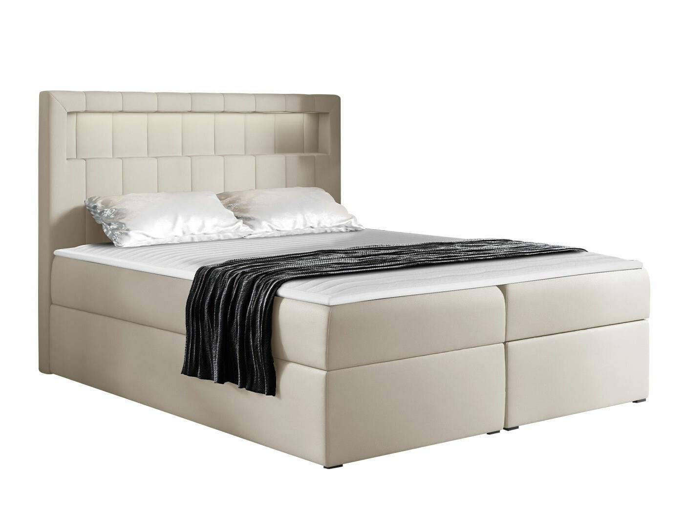 Boxspring postelja Pomum (Soft 033)