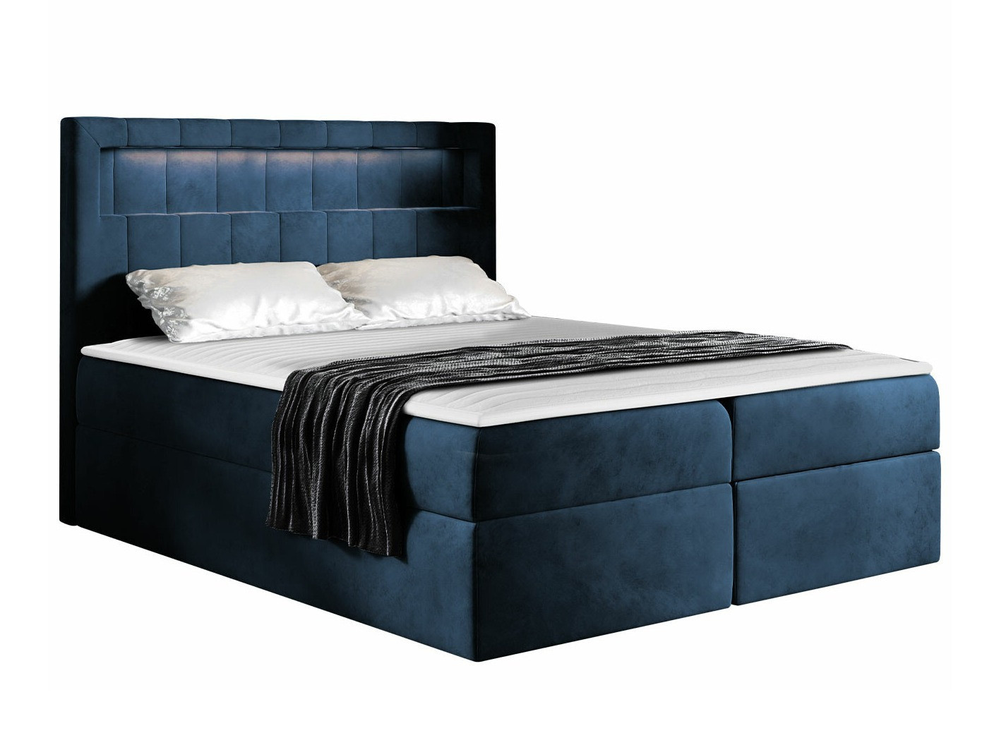 Boxspring postelja Pomum (Velutto 11)