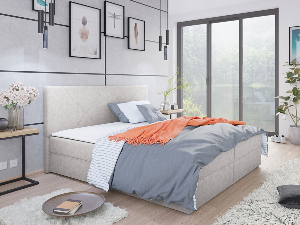 Boxspring postelja Memphis 117 (Rico 20)