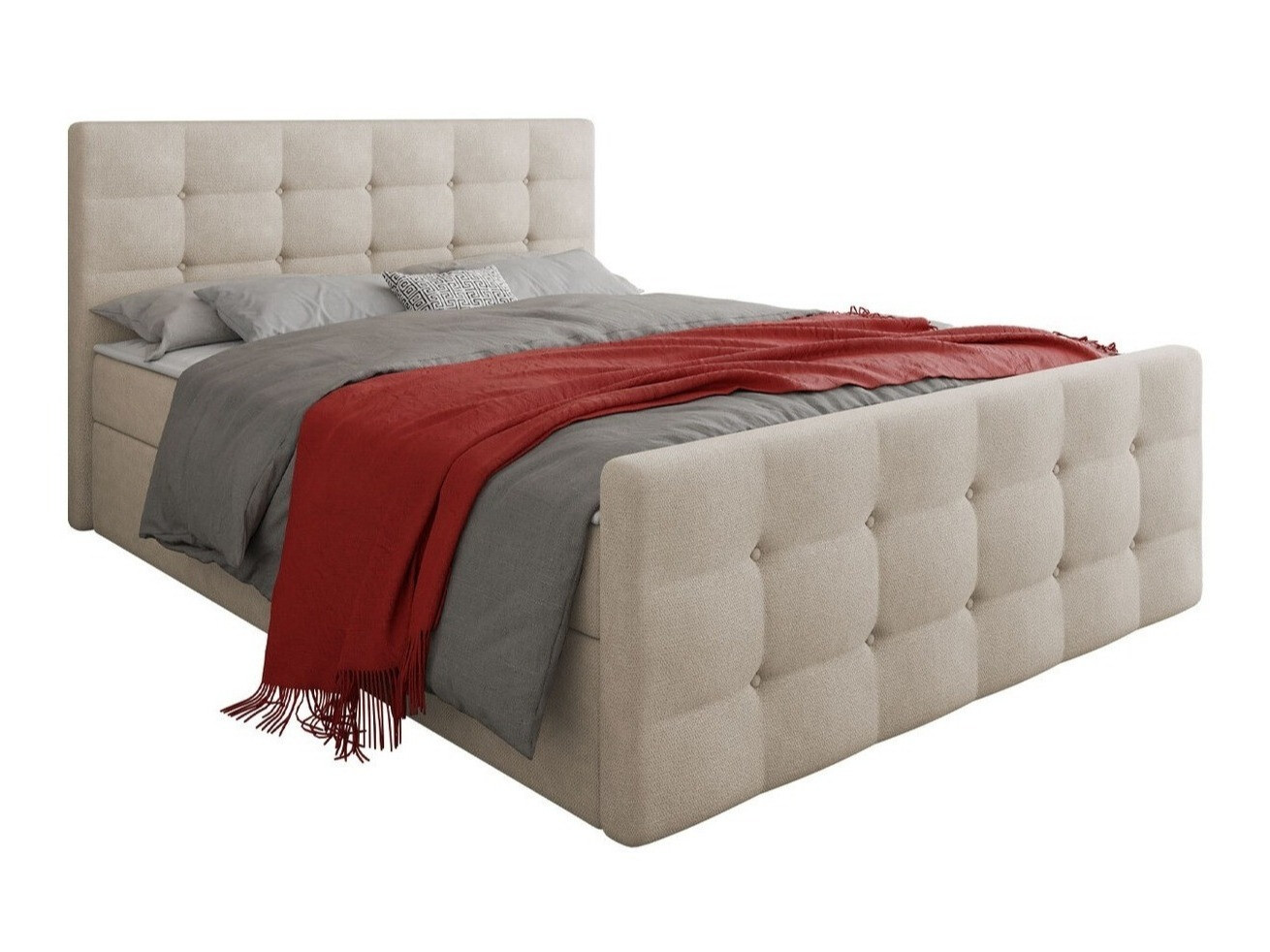 Boxspring postelja Memphis 118 (Rico 01)
