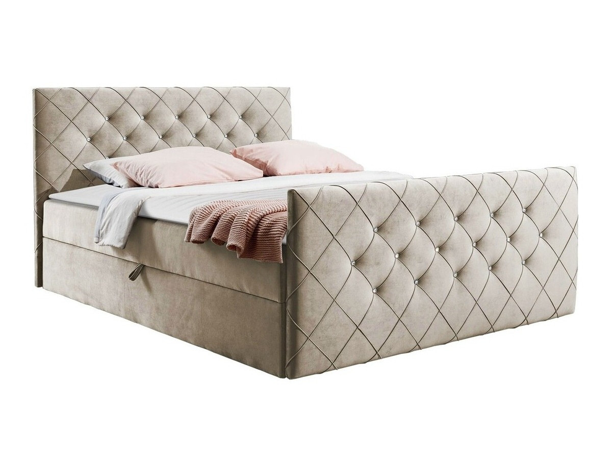 Boxspring postelja Baltimore 158 (Amor Velvet 4303)
