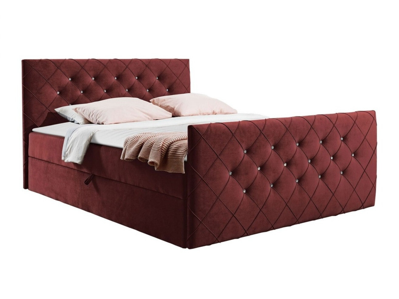 Boxspring postelja Carmen (Amor Velvet 4306)