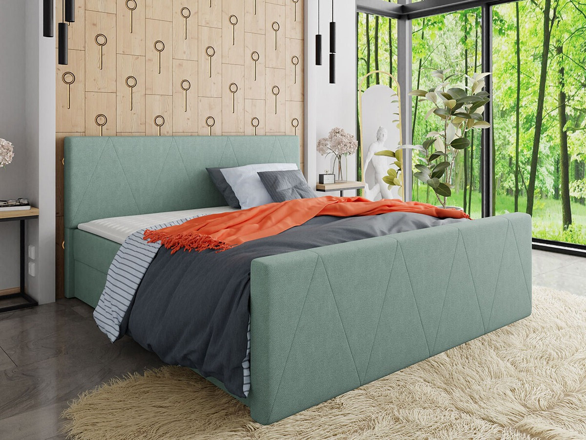Boxspring postelja Memphis 119 (Rico 18)