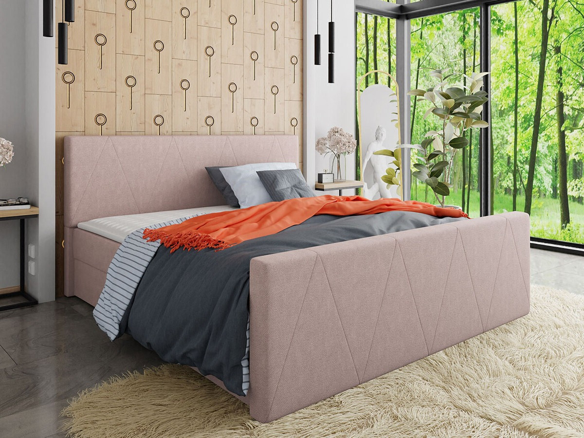 Boxspring postelja Memphis 119 (Rico 19)