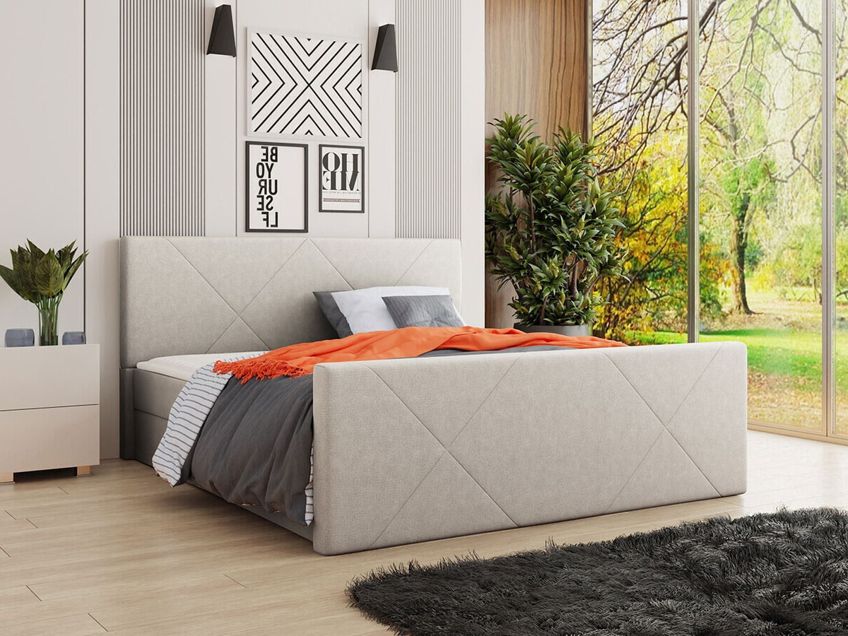 Boxspring postelja Memphis 120 (Rico 01)