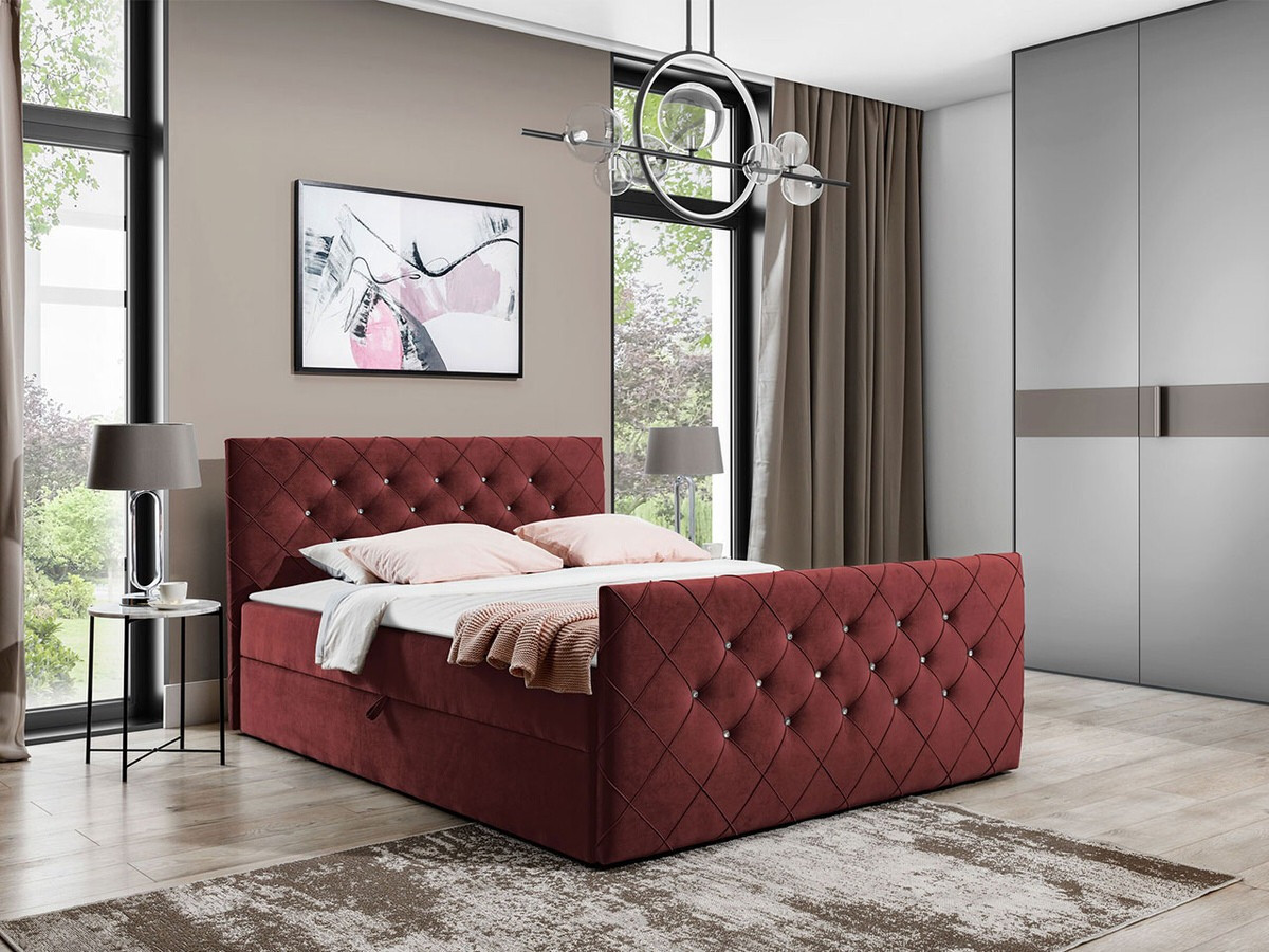 Boxspring postelja Carmen (Amor Velvet 4306)