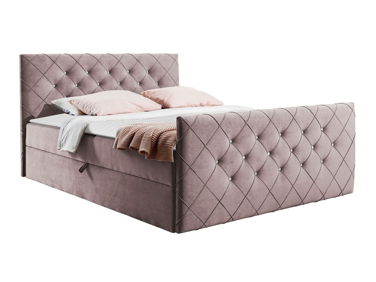 Boxspring postelja Carmen (Amor Velvet 4308)