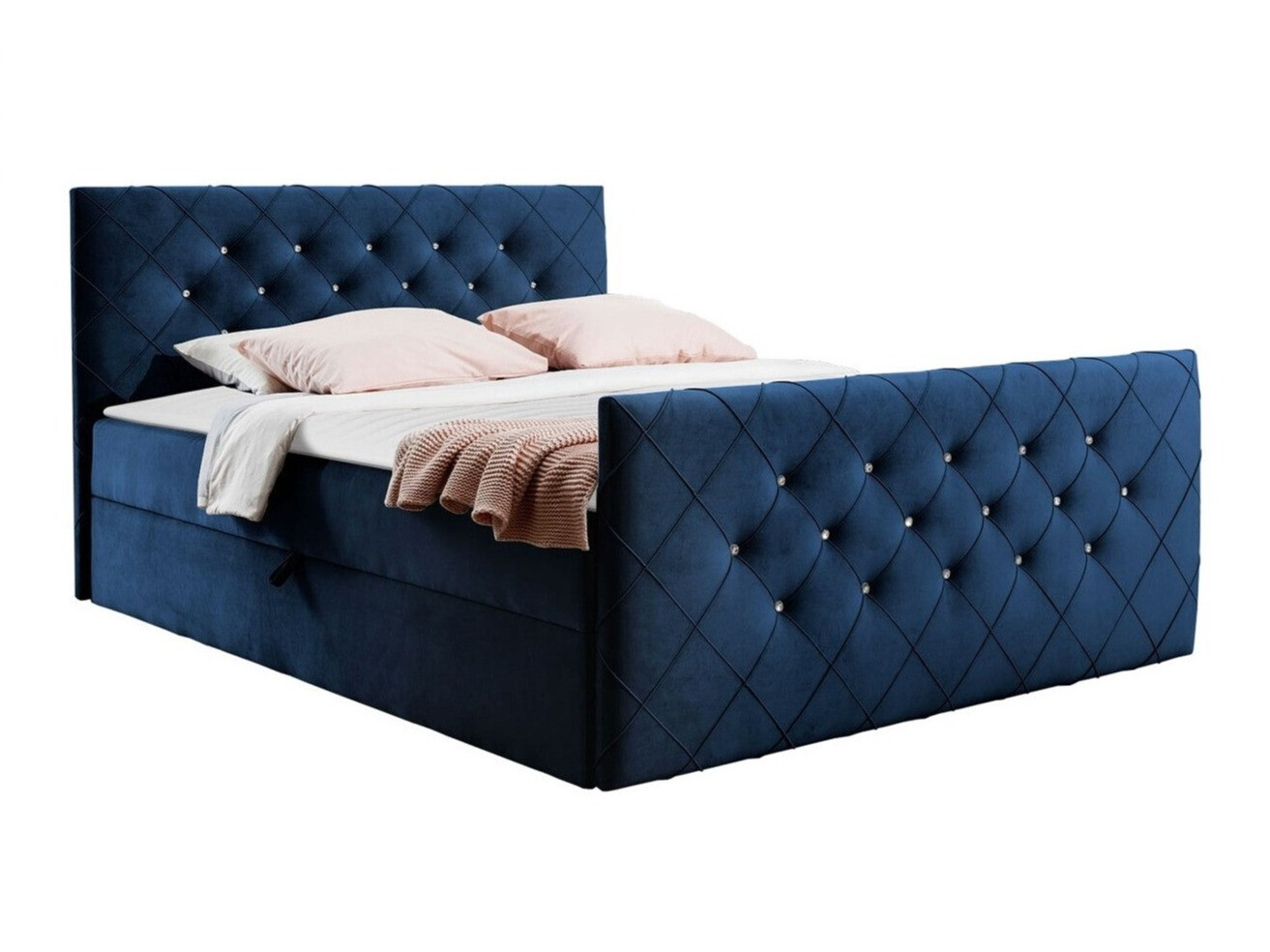 Boxspring postelja Carmen (Amor Velvet 4313)