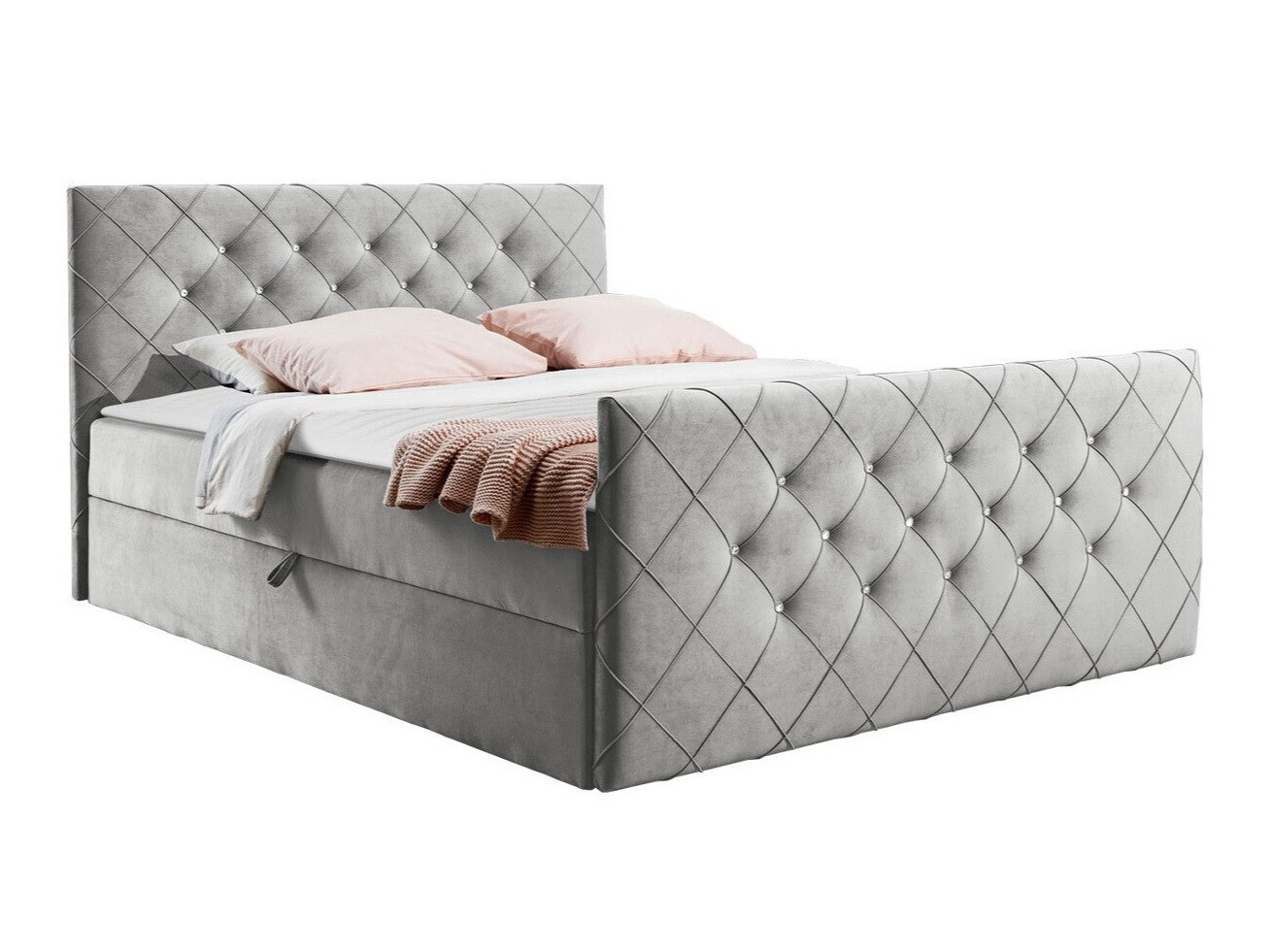 Boxspring postelja Carmen (Amor Velvet 4318)