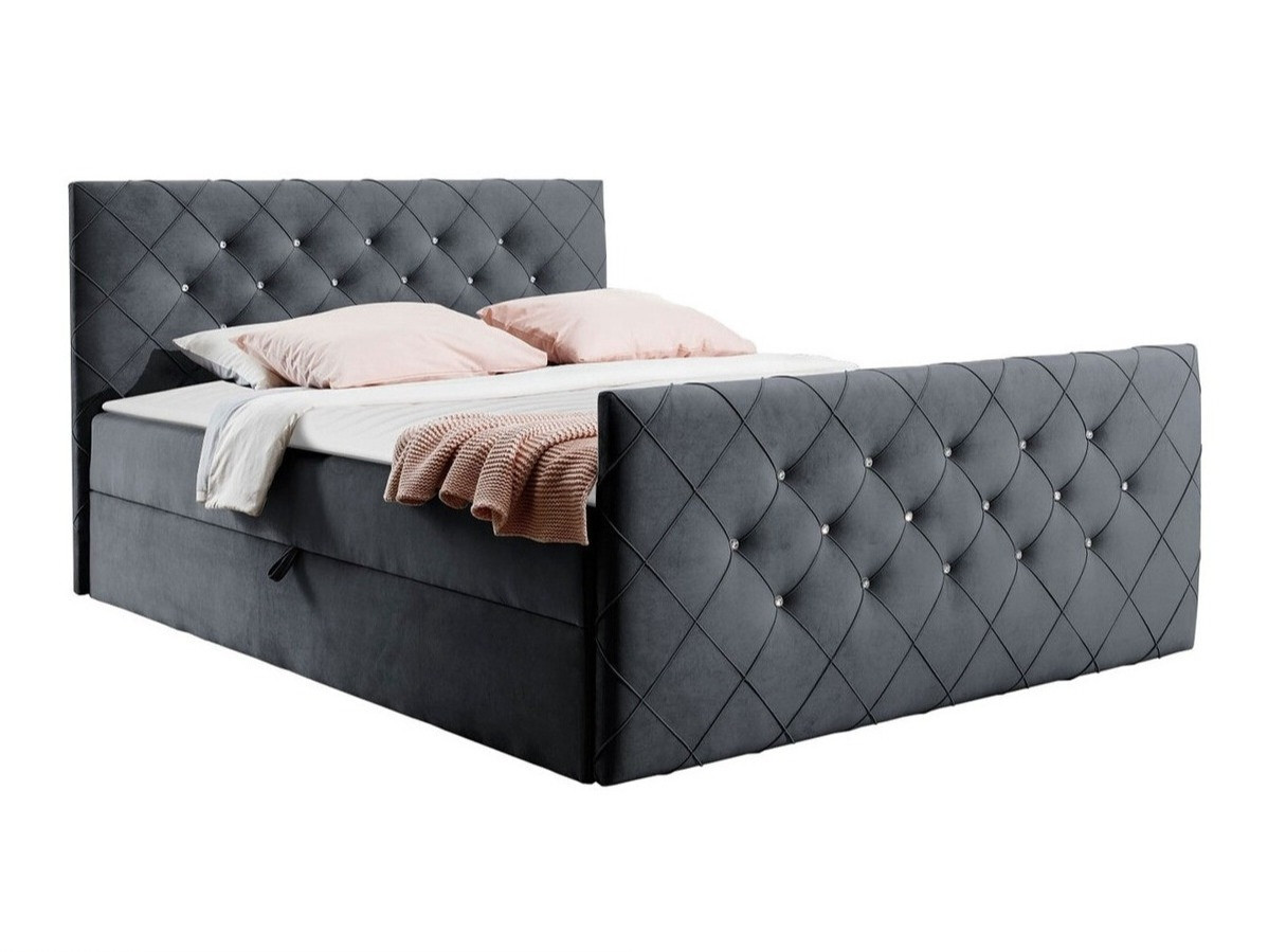 Boxspring postelja Carmen (Amor Velvet 4321)