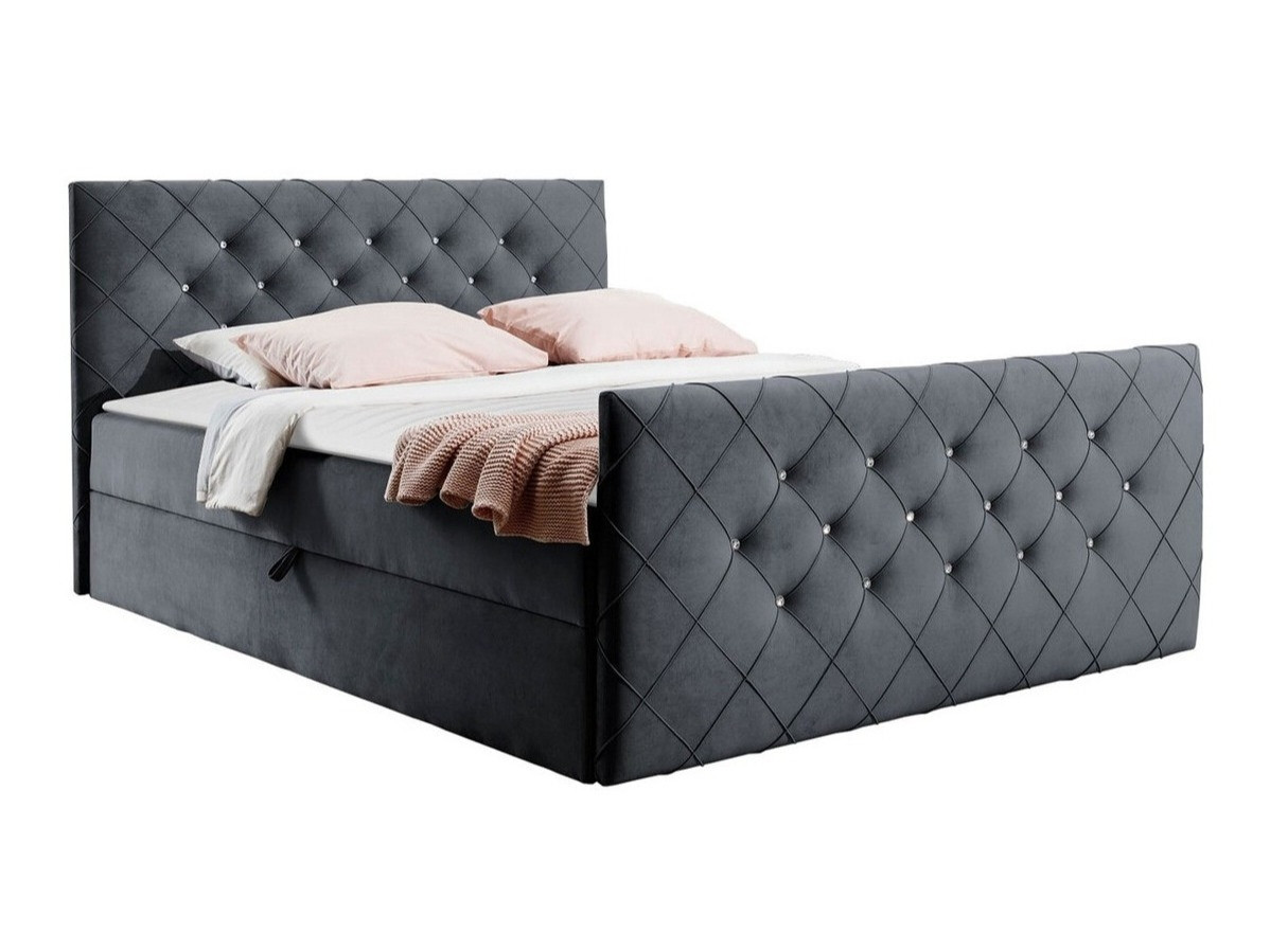 Boxspring postelja Carmen (Amor Velvet 4321)
