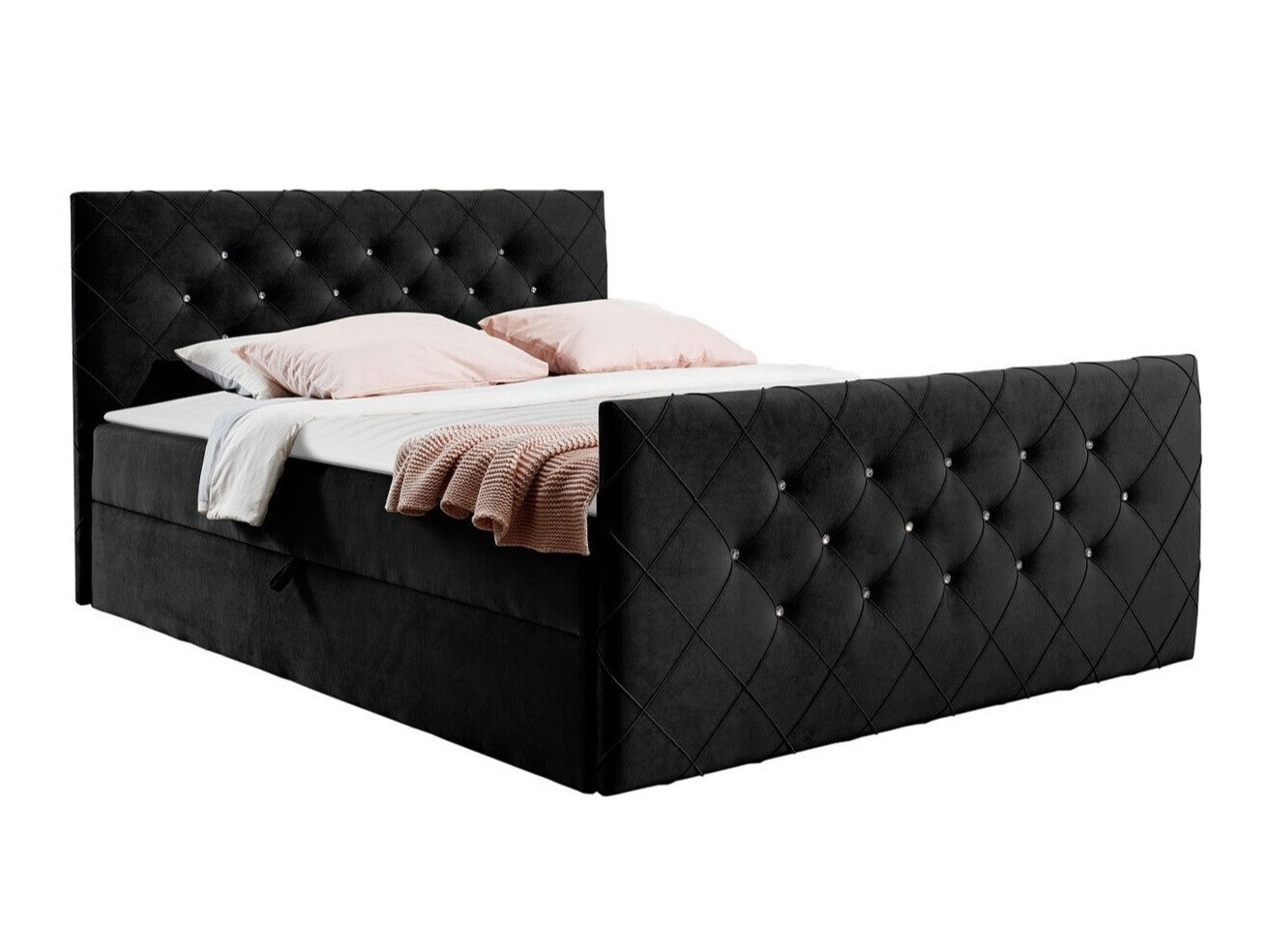 Boxspring postelja Carmen (Amor Velvet 4322)