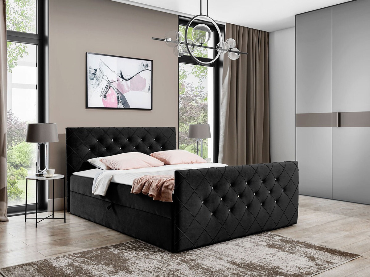 Boxspring postelja Carmen (Amor Velvet 4322)