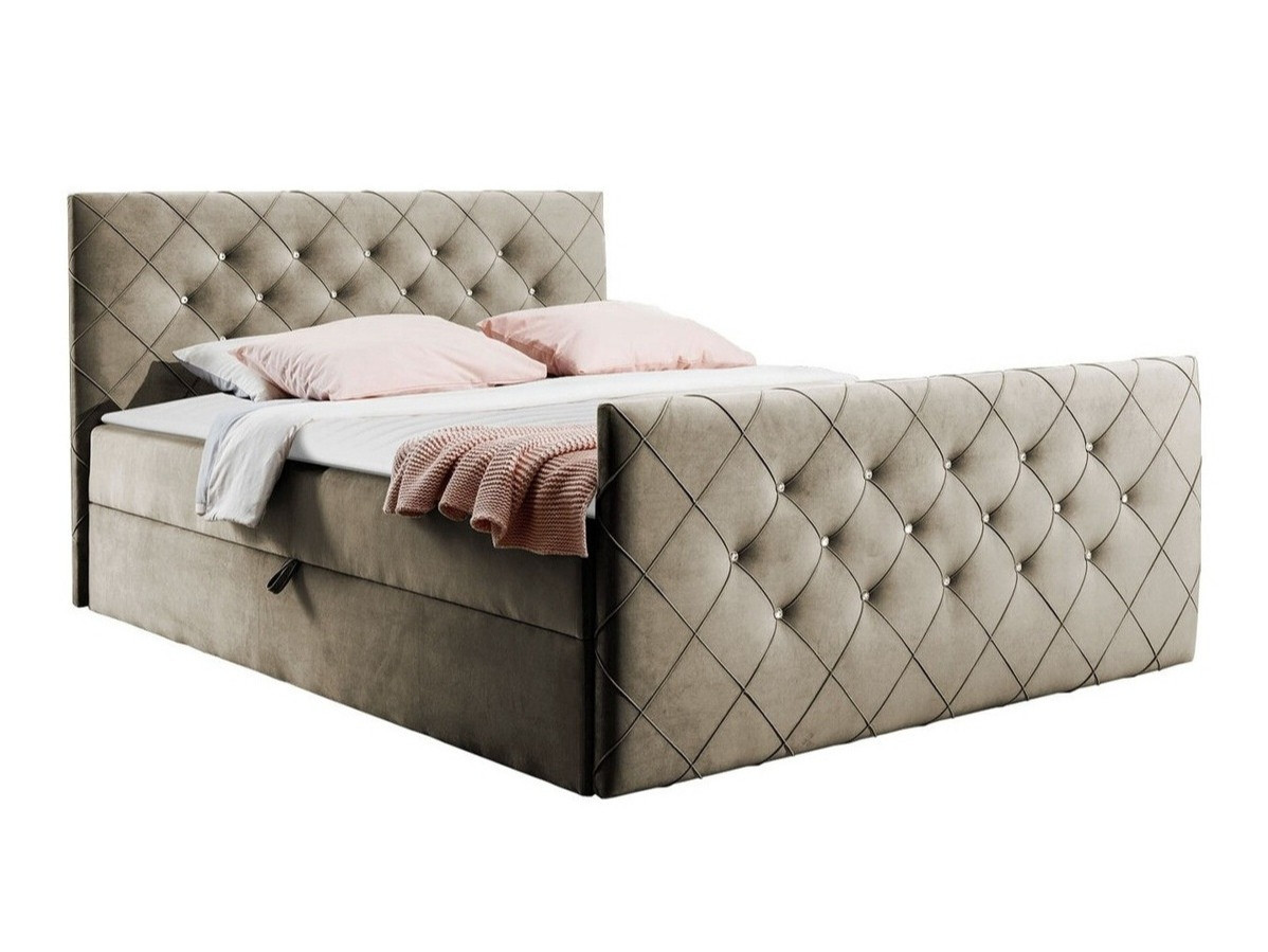 Boxspring postelja Carmen (Magic Velvet 2208)
