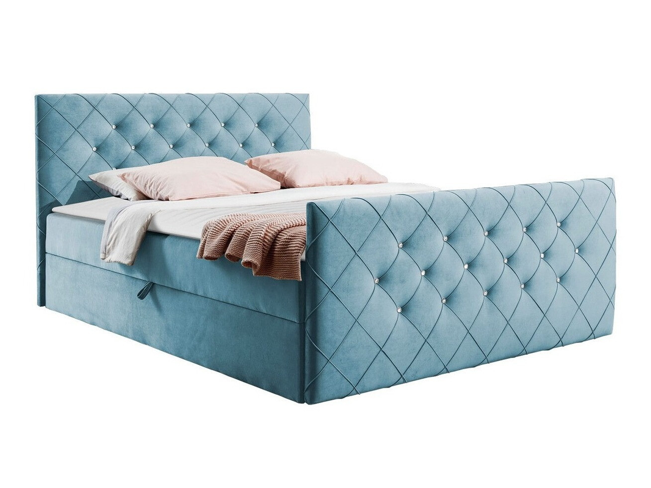Boxspring postelja Carmen (Magic Velvet 2260)
