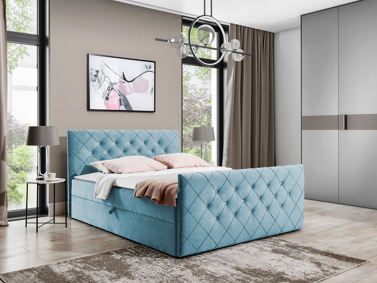 Boxspring postelja Carmen (Magic Velvet 2260)