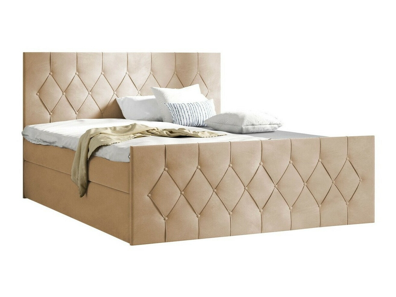 Boxspring postelja Hortulus II (Mikrofaza 05)