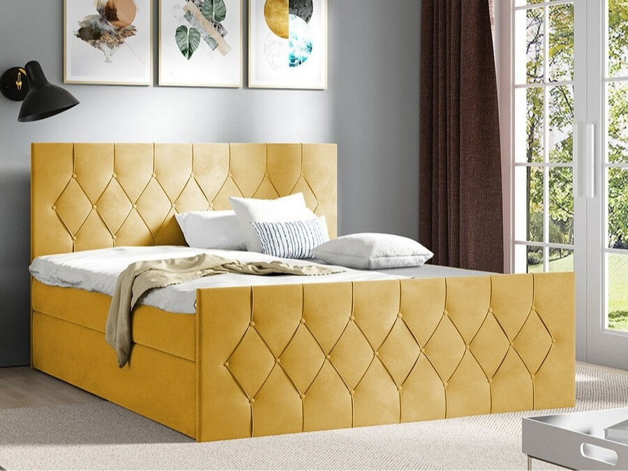Boxspring postelja Hortulus II (Mikrofaza 07)