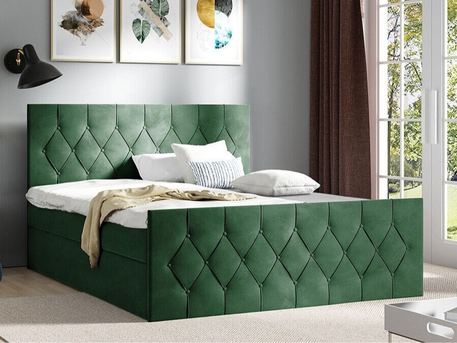 Boxspring postelja Hortulus II (Mikrofaza 10)
