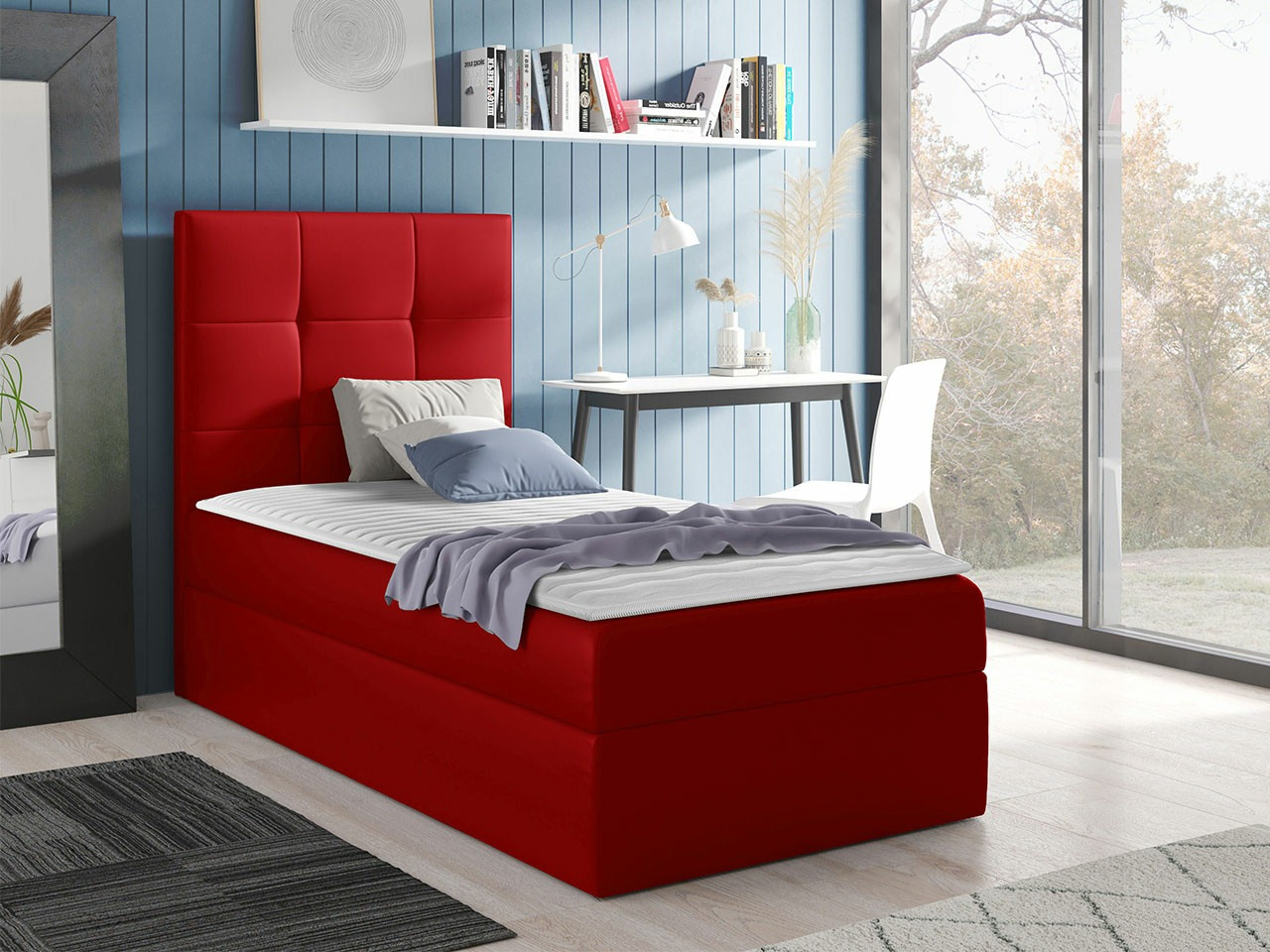 Boxspring postelja Nomen (Soft 010)