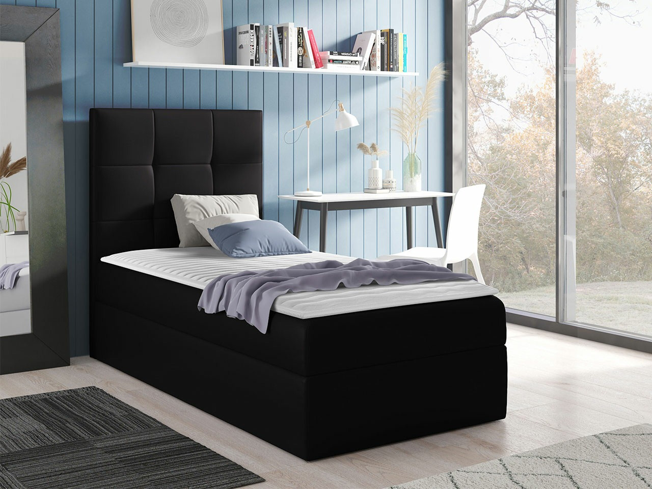 Boxspring postelja Nomen (Soft 011)