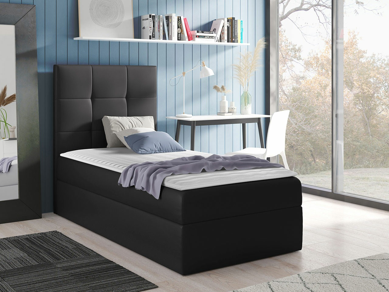 Boxspring postelja Nomen (Soft 020)