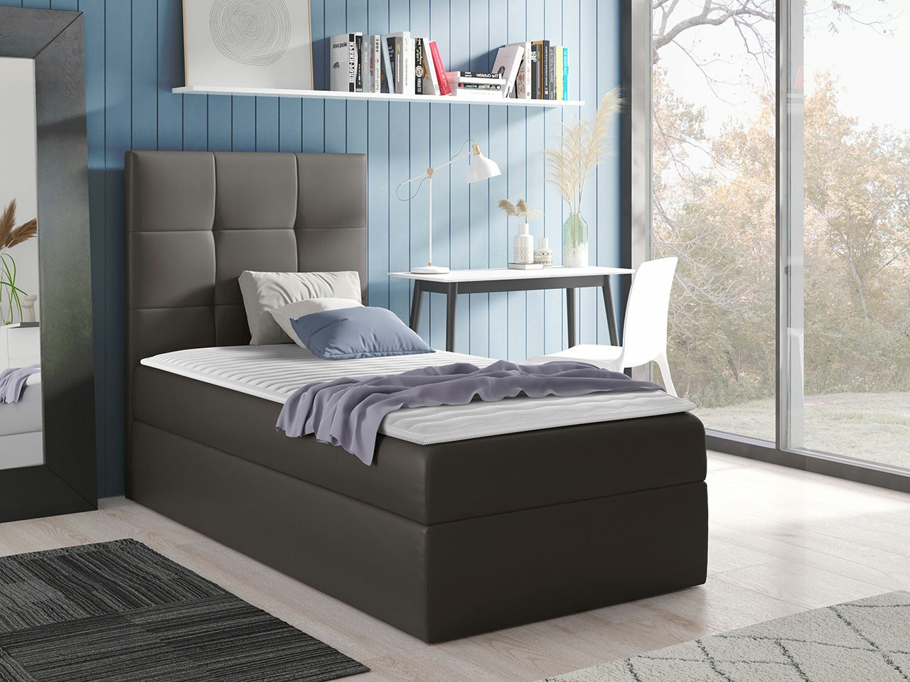 Boxspring postelja Nomen (Soft 029)