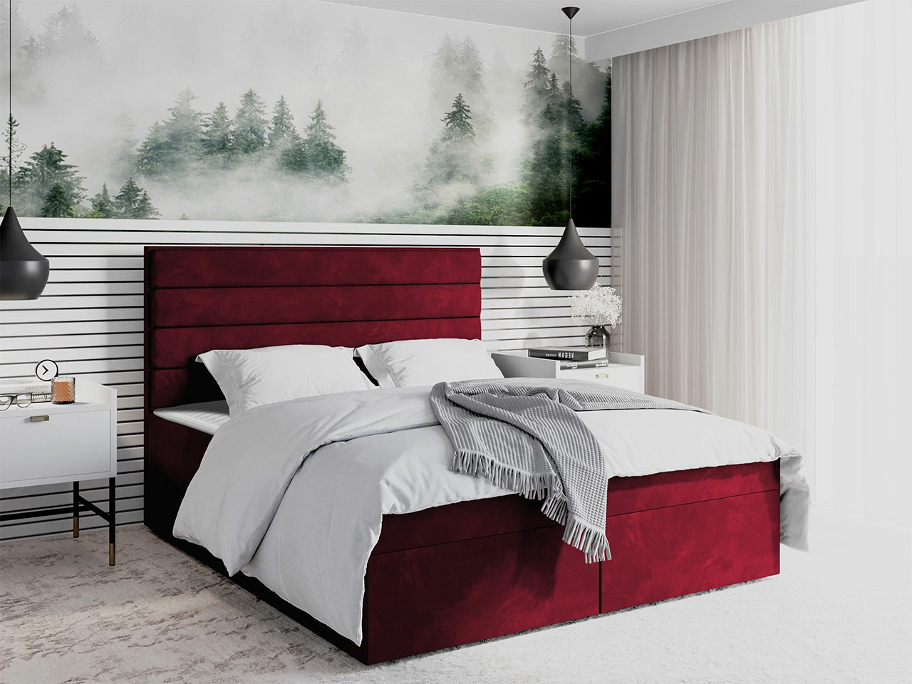 Boxspring postelja Stamford 104 (Itaka 34)