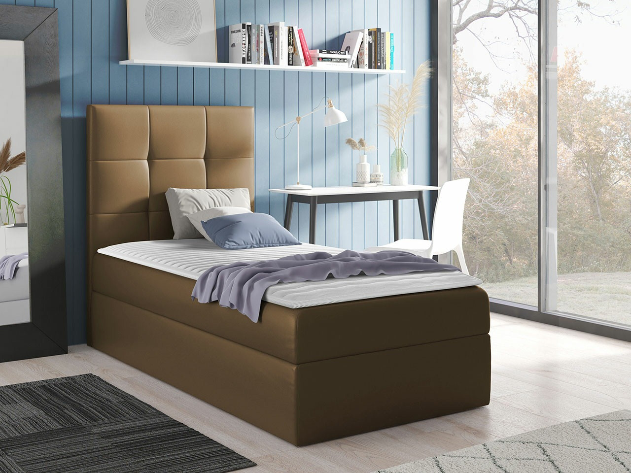 Boxspring postelja Nomen (Mehka 034)