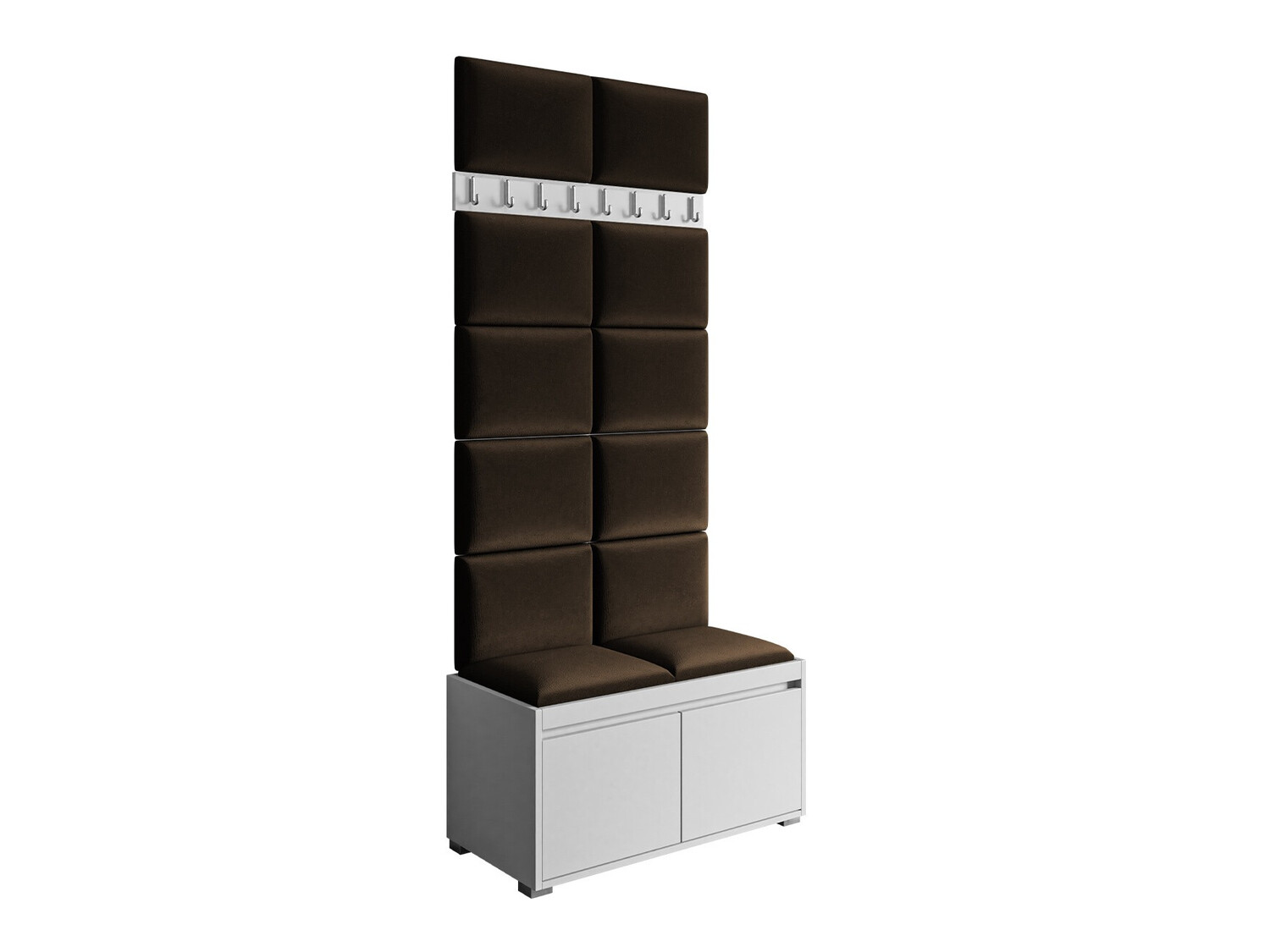 Komplet za predsobo Comfivo Pinus IV (Bela + Manila 04)