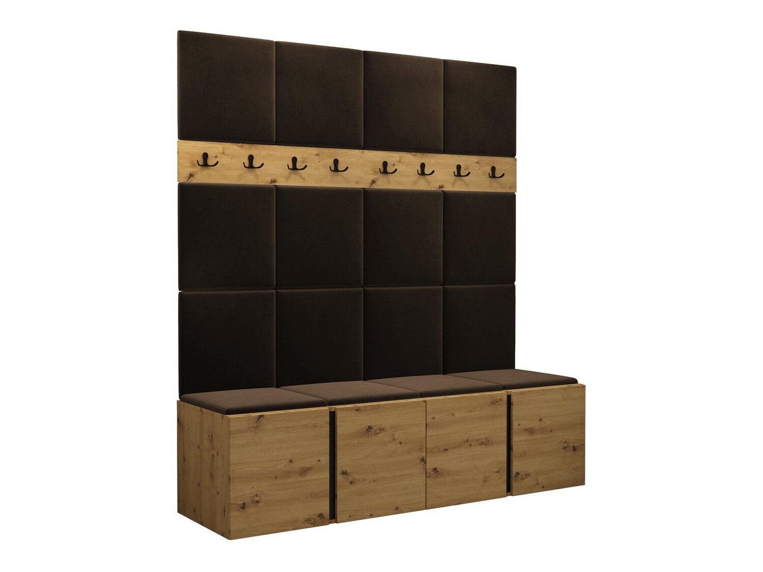 Komplet za predsobo Pinis V (Artisan hrast)