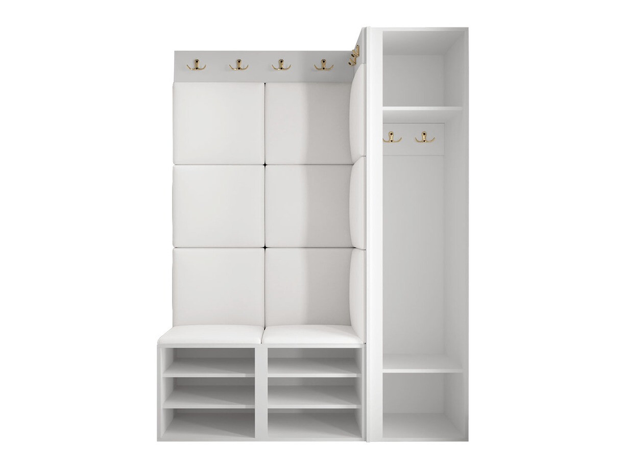 Komplet za predsobo Hartford 377 (Bela)