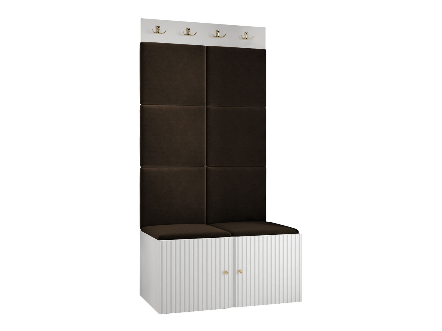Komplet za predsobo Hartford 383 (Bela)