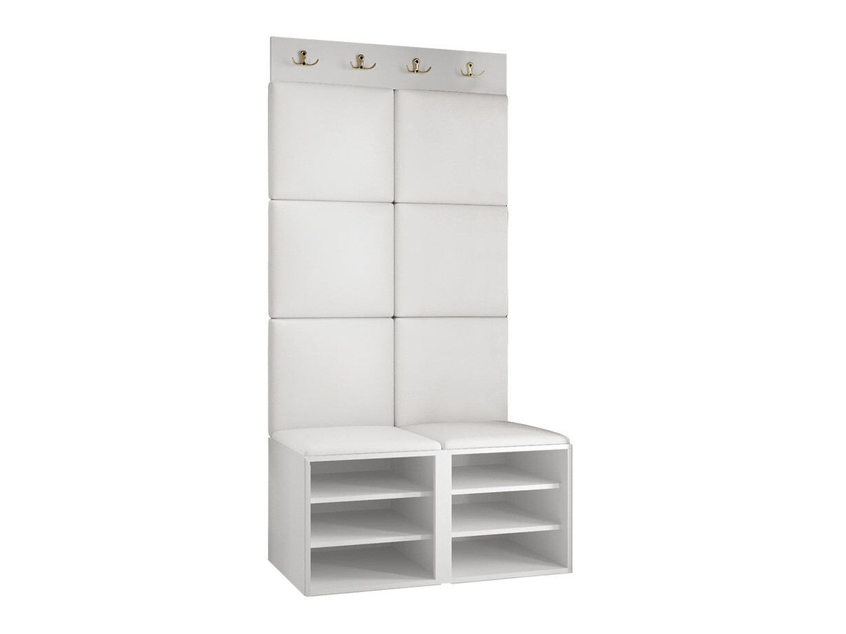 Komplet za predsobo Hartford 383 (Bela)