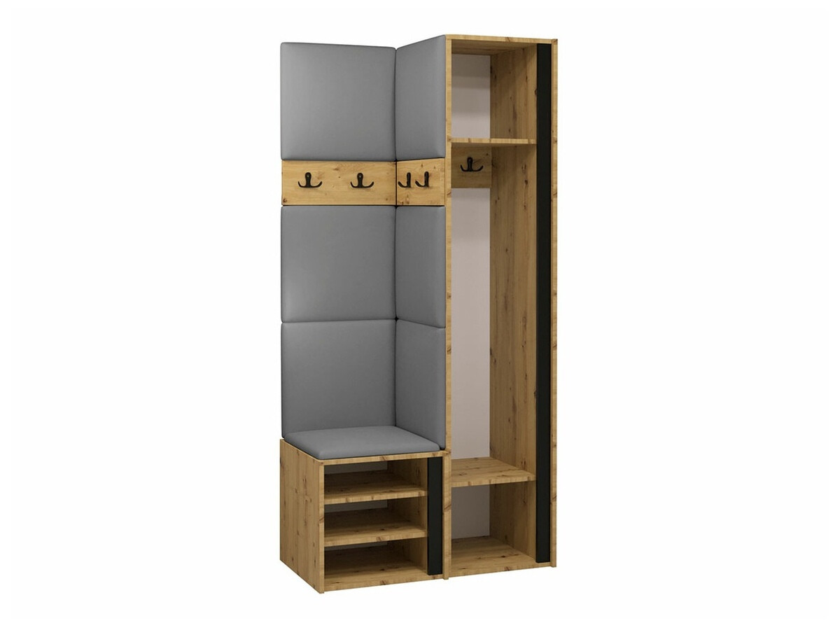 Komplet za predsobo Hartford 348 (Grafit)