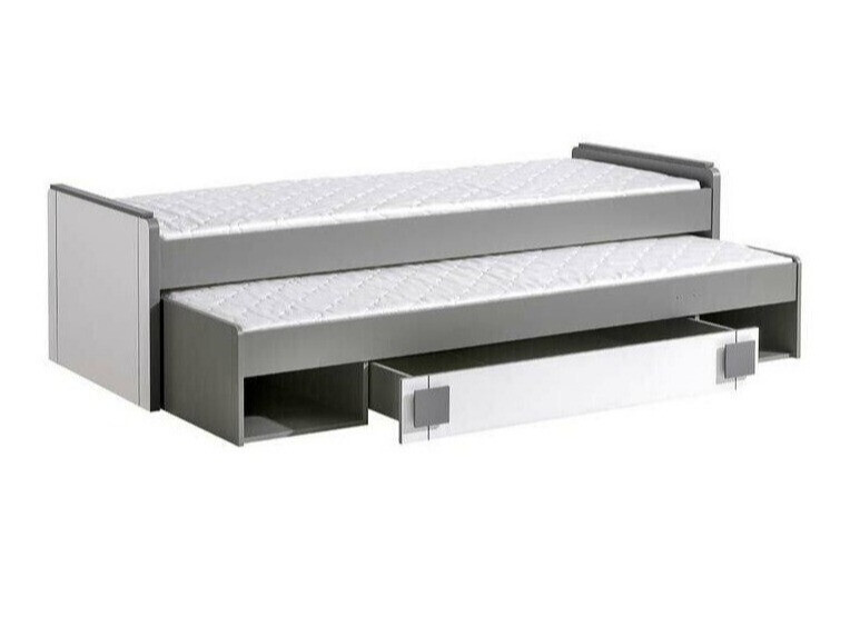 Postelja Elmenou 115 (Bela + Antracit)