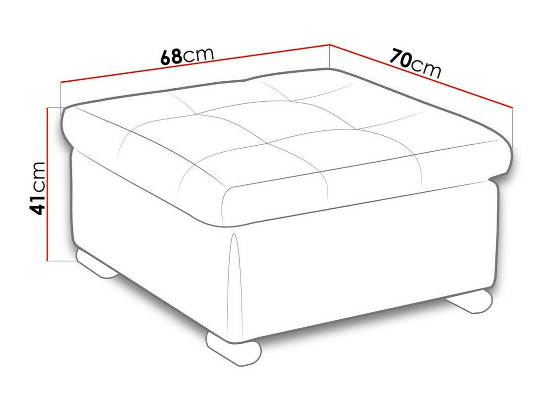 Komplet oblazinjenega pohištva Comfivo Gemma I (Soft 017 + Lawa 05)
