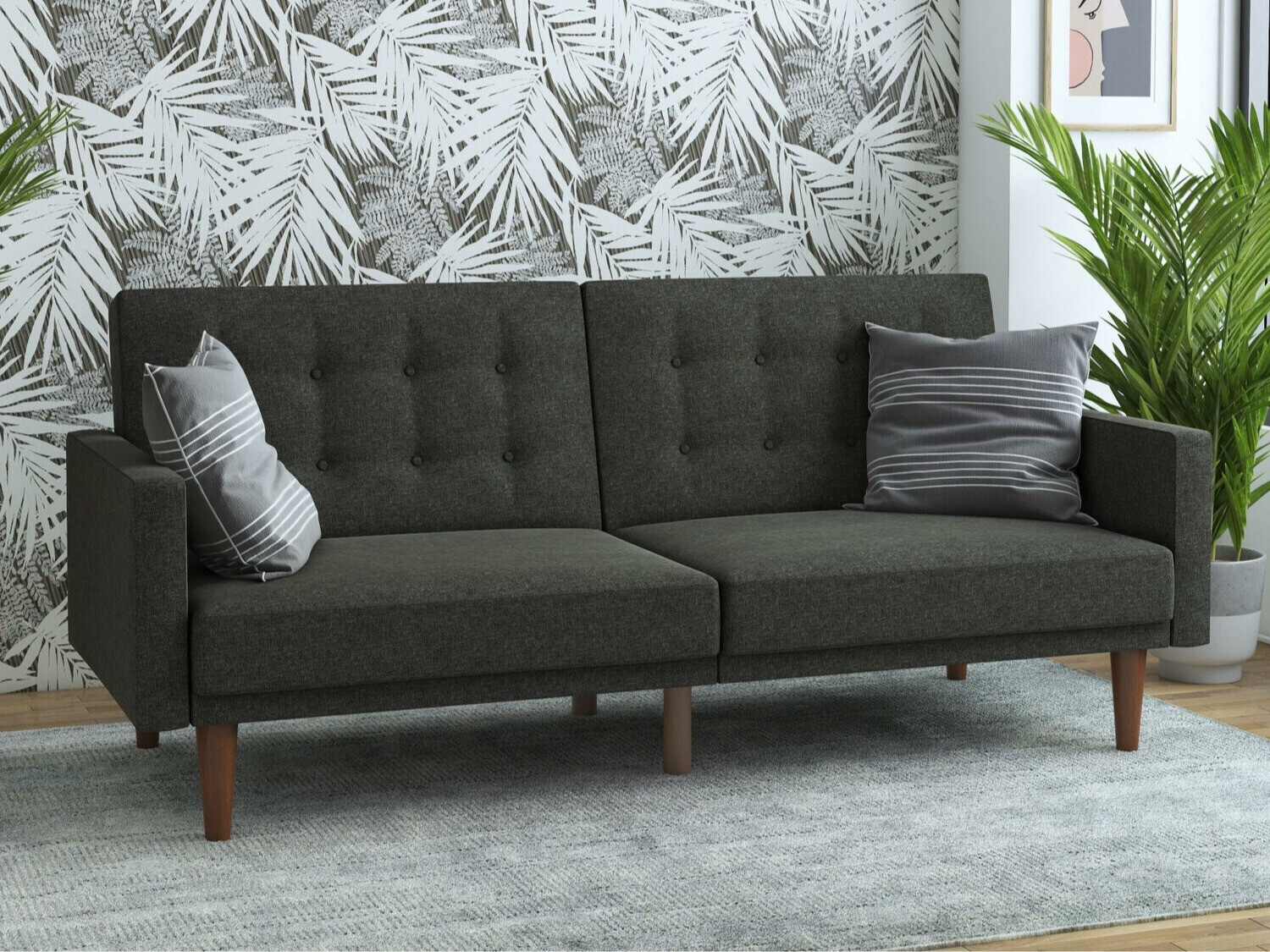 Raztegljiv kavč Tulsa 335 (Siva)