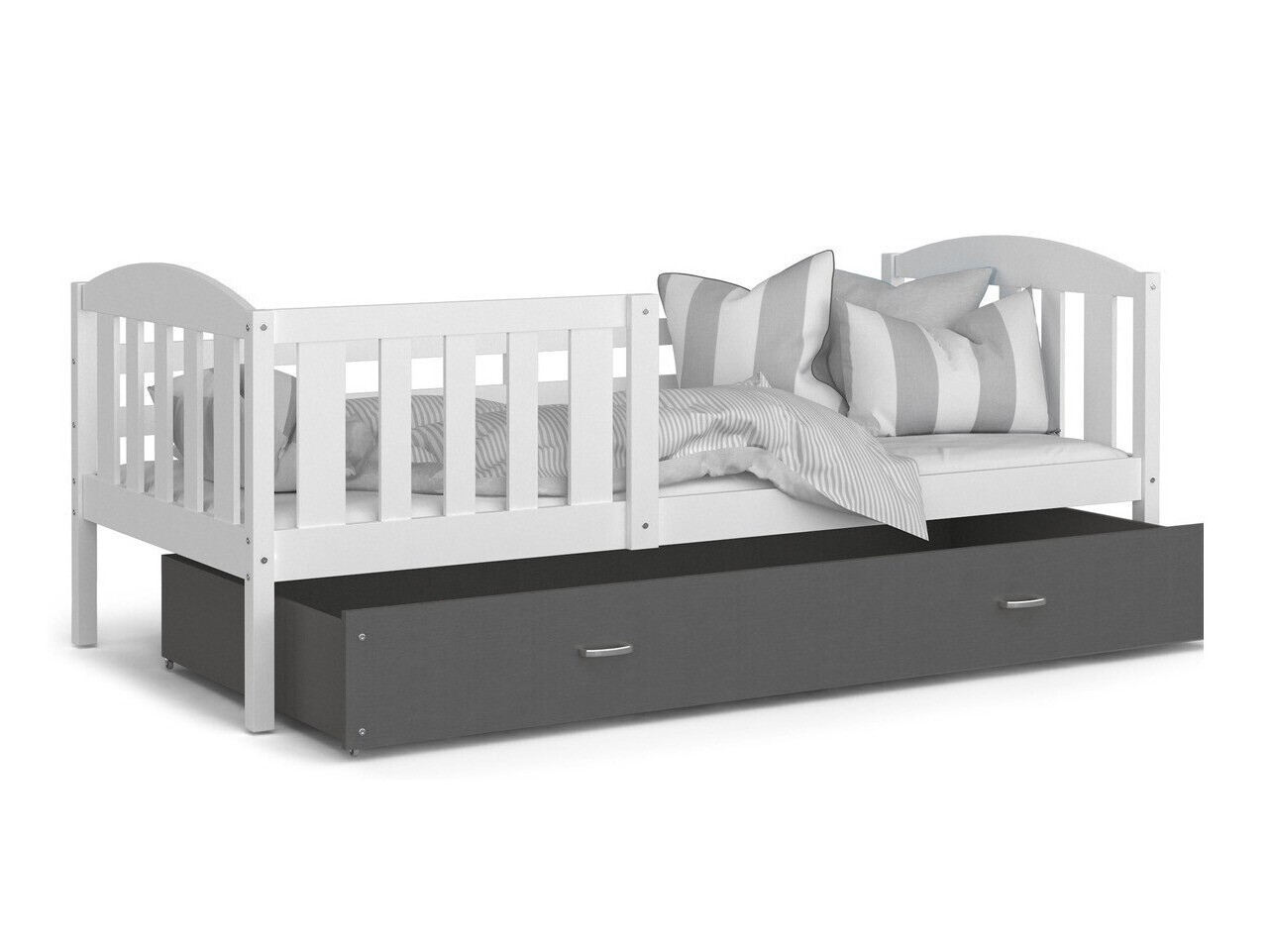 Postelja Aurora 126 (Bela)