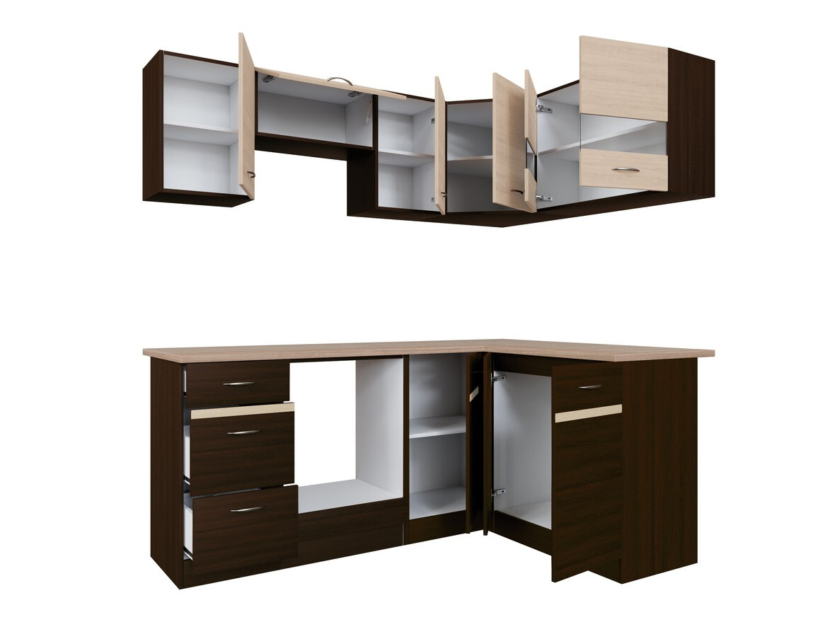 Modularni kuhinjski komplet Eli Dark 115