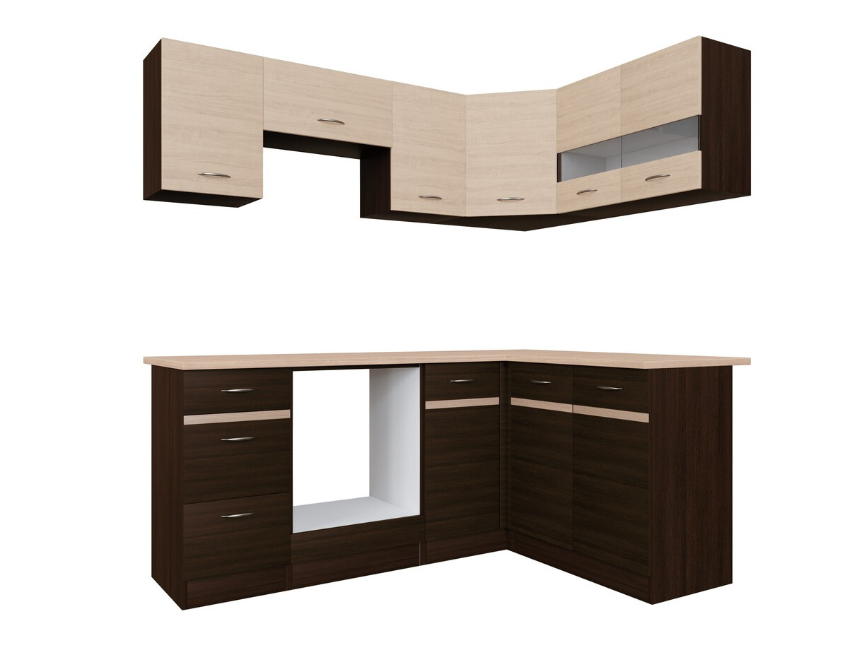 Modularni kuhinjski komplet Eli Dark 115