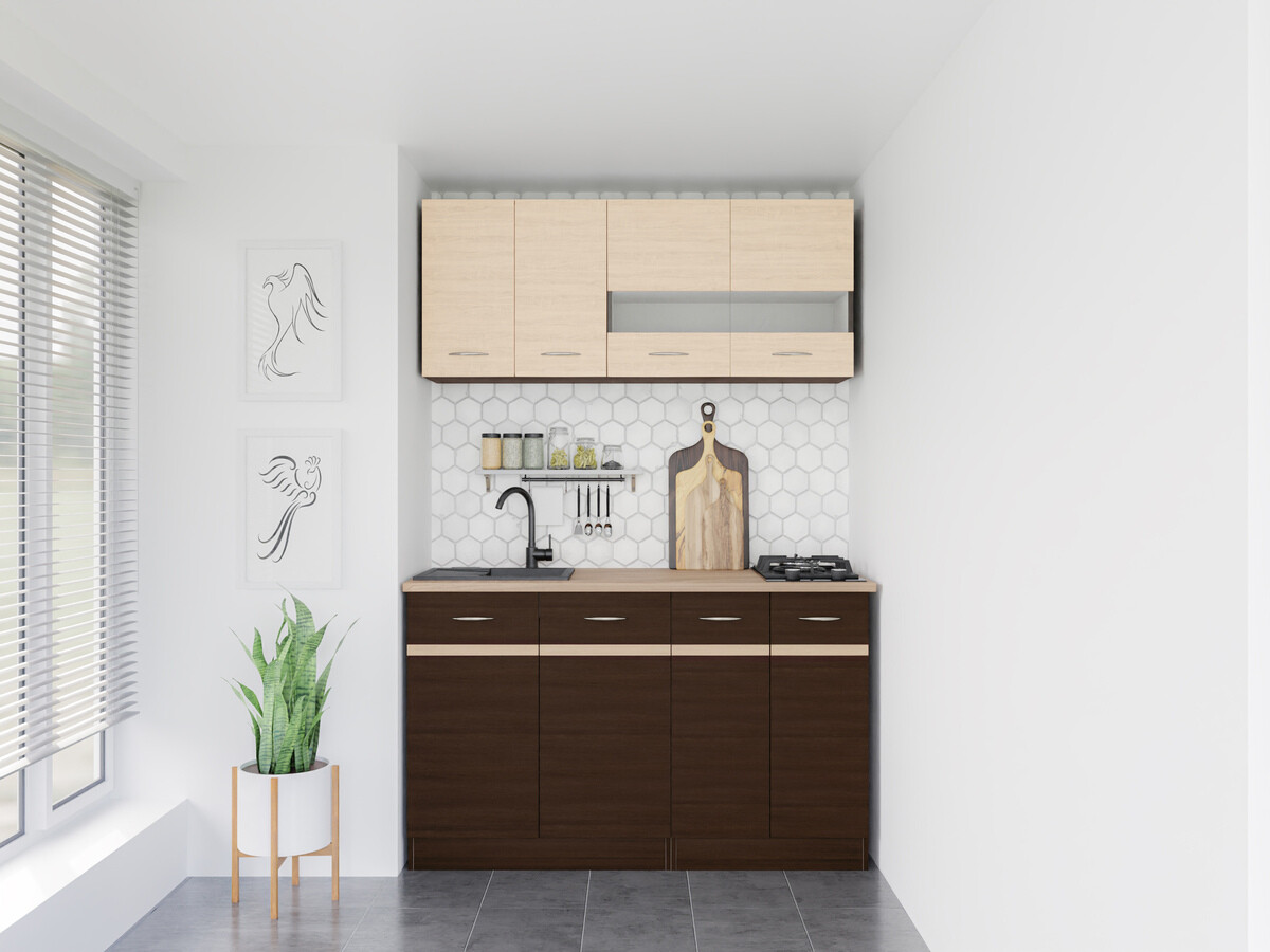 Modularni kuhinjski komplet Eli Dark 117