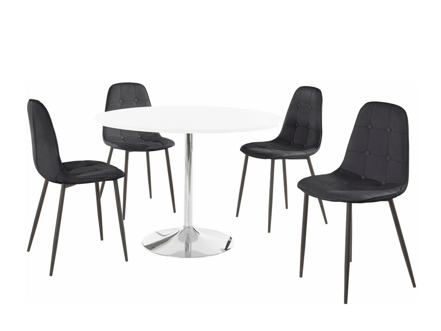 Jedilniški komplet Denton 932 (Črna)