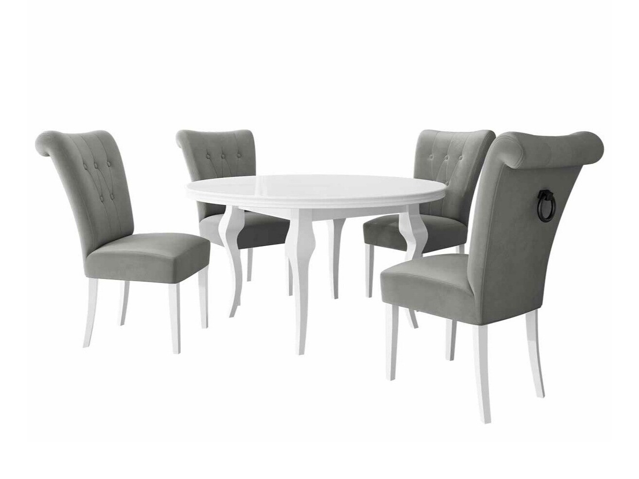 Jedilniški komplet Racine 142 (Črna)