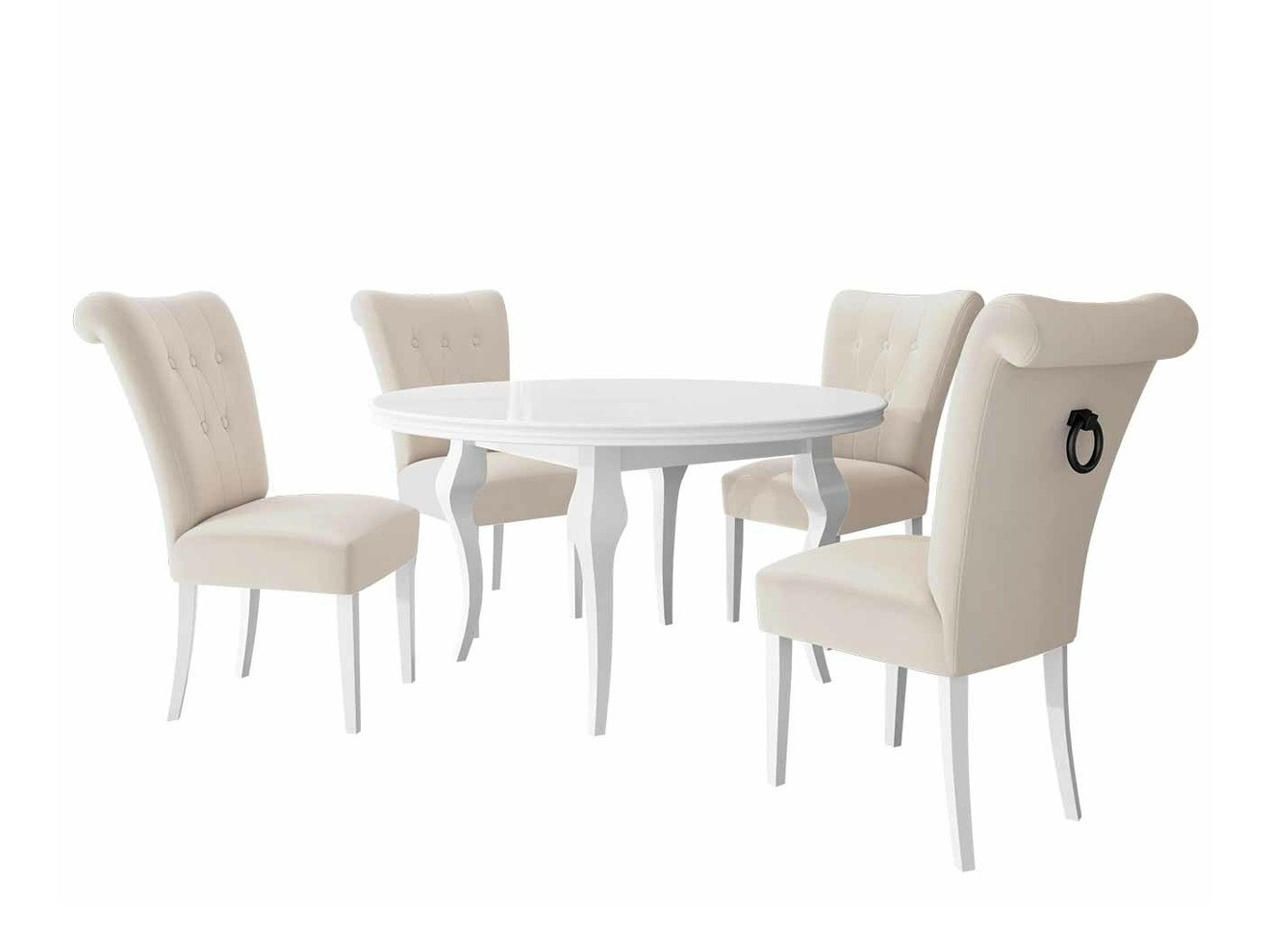 Jedilniški komplet Racine 142 (Črna)