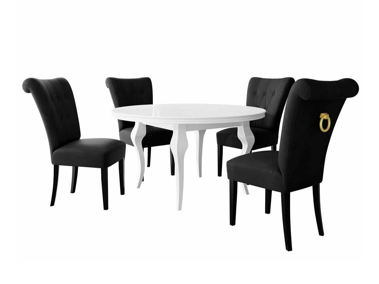 Jedilniški komplet Racine 142 (Zlata)