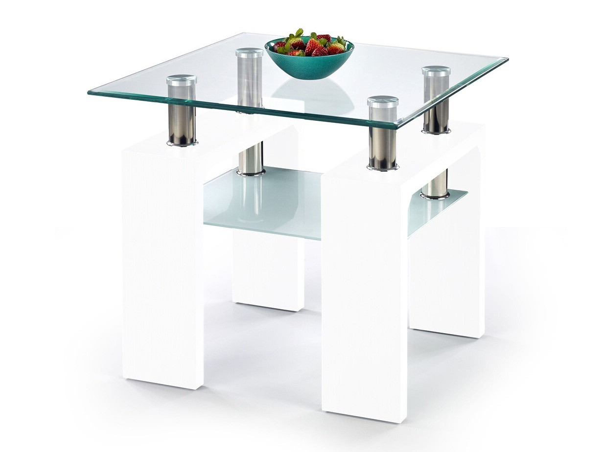 Klubska mizica Houston 546 (Sijaj bela)